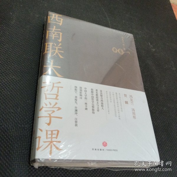 西南联大哲学课（诸子百家之后，又一场思想文化的盛宴！爆款历史大号温乎@温伯陵重磅推荐！）