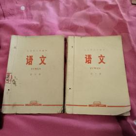 北京市小学课本 语文 第九册 第十册两本合售