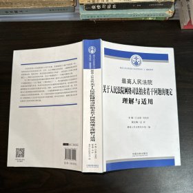 最高人民法院关于人民法院网络司法拍卖若干问题的规定理解与适用