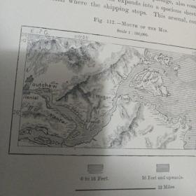 欧洲西洋回流古籍版画清代古董老地图珍贵史料收藏原件东亚中国地图版画福建省省会福州城区还有一面福州湾附近地形图