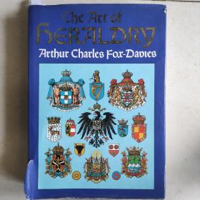 国内现货 实物拍摄【 1986 一版一印《Art of Heraldry An Encyclopaedia of Armory 》 Arthur Charles Fox-Davies 著 汇集地图、水冠、印章和家谱徽章等纹章图案 参考价值极大★】◆带书衣 精装 大16开 34.5 x 24.6*4.6 cm 厚504页 净重5.4斤 绝对正版