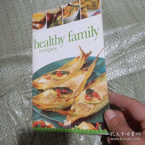 实物拍照：HEALTHY  FAMILY  RECIPES