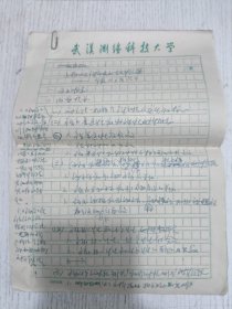 八十年代武汉大学测绘学院老教授手稿(马克思主义?论著——读?)