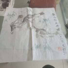 徐久维国画作品一幅