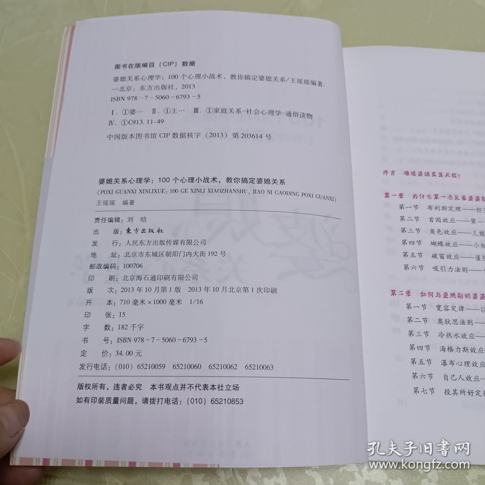 婆媳关系心理学：100个心理小战术，教你搞定婆媳关系