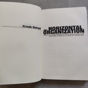 THE HORIZONTAL ORGANIZATION 横向组织