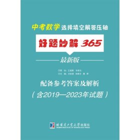 中考数学选择填空解答压轴好题妙解365