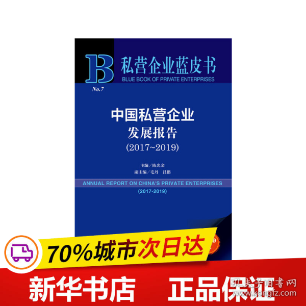 私营企业蓝皮书：中国私营企业发展报告(2017~2019)