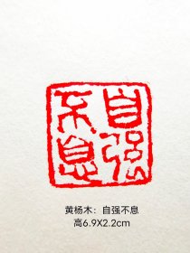 黄杨木书画闲章一枚
