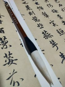 老善琏湖笔 大号京提 纯羊毫 2005年左右制笔 62*15mm