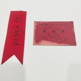 中华全国学生第十七届代表大会(代表证)