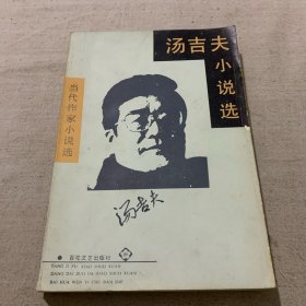 汤吉夫小说选 当代作家小说选 （汤吉夫毛笔签名本）