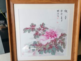 黄国强牡丹画—凝香