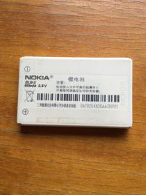 旧诺基亚手机电池一块。诺基亚原厂锂电池。好品。实图发货。