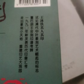 中国篆刻11（王冰冰其人其印）