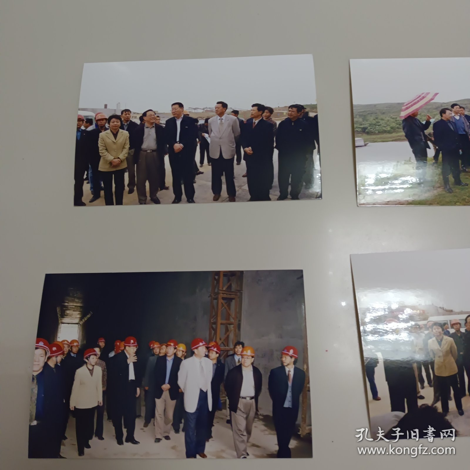 老照片视察水利照片27张原江苏省政协主席黄莉新等