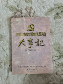 中共山东省纪律检查委员会大事记:1978～1994