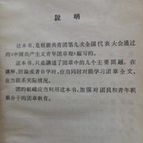 国共产主义青年团团章讲话（1965年）