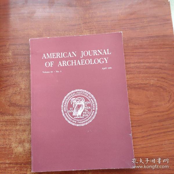 AMERICAN JOURNAL OF ARCHAEOLOGY 1981  年1、2