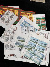 2000年邮票四方连含全年小型张