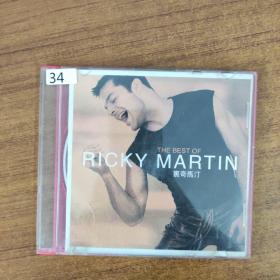 34唱片光盘CD：里奇.马丁：The best of ricky martin 一张碟片精装