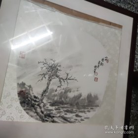 浙江画院专职画师，中国美术家协会会员毛 东升山水1件wy