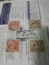 英国邮票，1924年和1925年英国邮票，两套4枚
