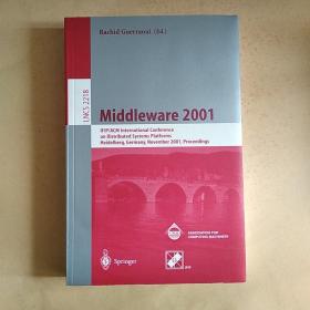 英文原版:Middleware 2001中间件技术 2001（目录见图）