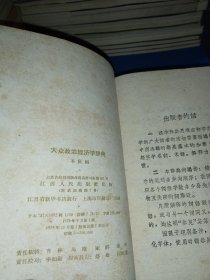 大众政治经济学辞典（精装）