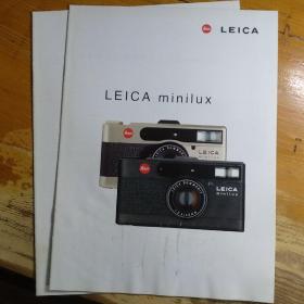 LEICA徕卡minilux相机宣传画册广告彩页