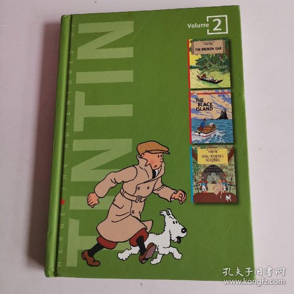 THE ADVENTURES OF TINTIN VOLUME 2：The Broken Ear / The Black Island / King Ottokar's Sceptre (3 Complete Adventures in 1 Volume, Vol. 2)