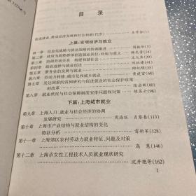 就业促进与和谐社会：理论、对策与个案分析