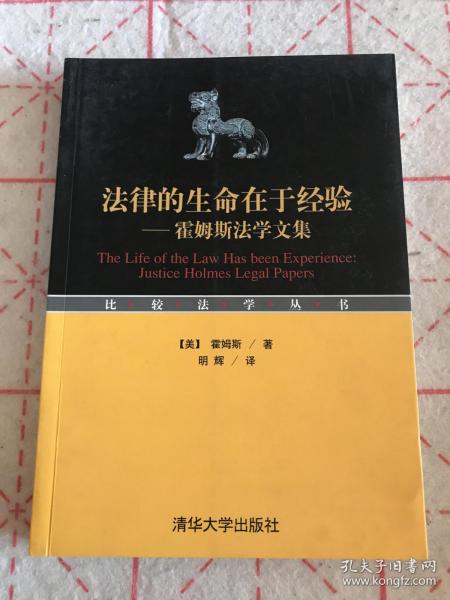 法律的生命在于经验：霍姆斯法学文集