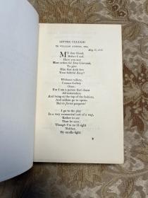 《兰姆生平文集》Life and Works of Charles Lamb
常说诗歌读济慈，小说读毛姆，散文读兰姆 ，“清代有一种白玉腰牌不刻画不刻字，玉质上好，框纹精致，叫平安无事白玉牌，兰姆文章正是平安无事白玉牌，笔头无事，笔底温润 ” — 董桥
明黄真皮装帧，竹节背压花烫金，丝绸底面，顶金侧底毛边。全套六册，包括伊利亚随笔等著名篇章。