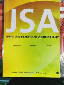 journal of strain analysis for engineering design 2021年1月