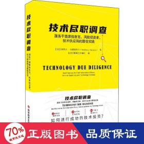 技术尽职调查：服务于首席信息官、风险投资者、技术供应商的最佳实践