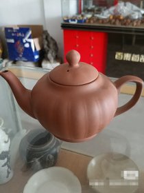 瓜棱紫砂壶