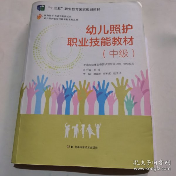 幼儿照护职业技能教材系列丛书：幼儿照护职业技能教材（中级）