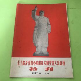 毛主席是我们心中的红太阳塑像交流审稿特刊.