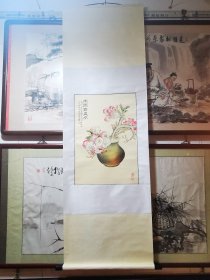 檀东铿 68+45cm作品 盘花 茶楼 私人会所酒店高档餐桌都可以挂。为达到星级店面本店特色作品双05