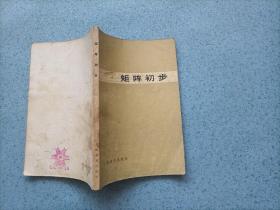 矩阵初步（小32开）
