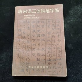 唐宋词三体钢笔字帖