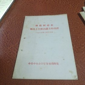 林在干部会议上的讲话(1967年三月二十日)