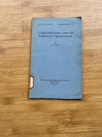 1955年英国出版 A PRELIMINARY LIST OF JAMAICAN UREDINALES