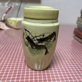 青虾瓷杯
