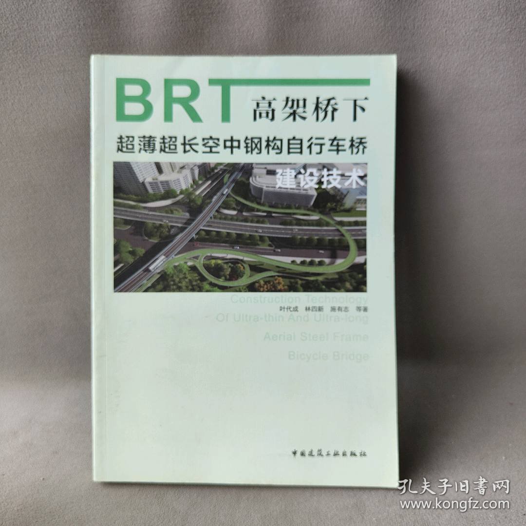 BRT高架桥下超薄超长空中钢构自行车桥建设技术叶代成,林四新,施有志 等 著9787112237586中国建筑工业出版社