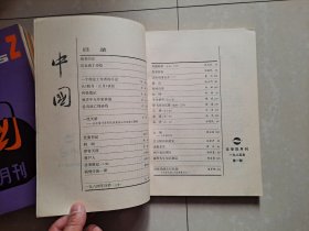 （含 创刊号 停刊号）：1985年 中国文学双月刊 第1期、第2期、第3期、第4期、第6期、1986年中国文学月刊  第12期（终刊号）。共计6册合售 不分零。