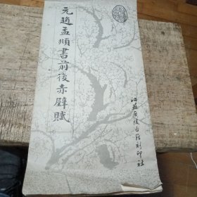 元赵孟俯书前后赤壁赋