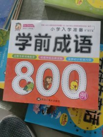 学前成语800例名校小学入学考试准备儿童学前成语八百例语文教材幼小衔接3-6岁幼儿园大班升