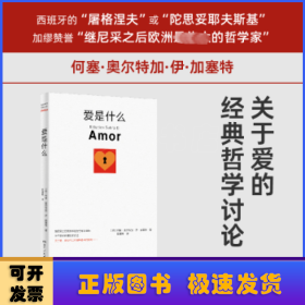 爱是什么（继尼采之后欧洲卓越哲学家何塞·奥尔特加·伊·加塞特关于爱的经典哲学阐释）